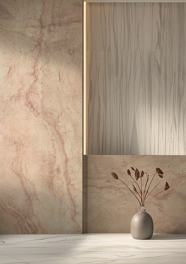 Panel Dinding Batu Lunak Fleksibel Travertine