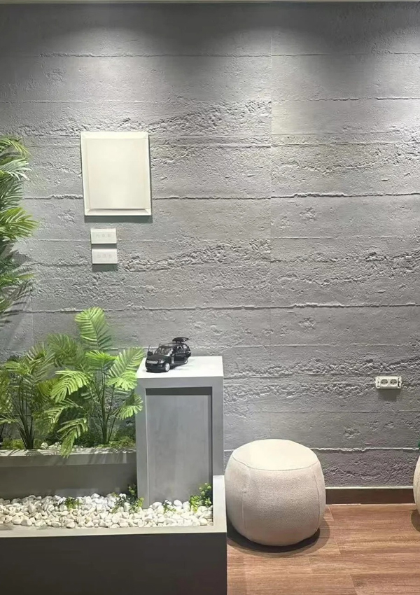 Panel Dinding Batu Lunak Fleksibel Lempengan Penuangan Semen